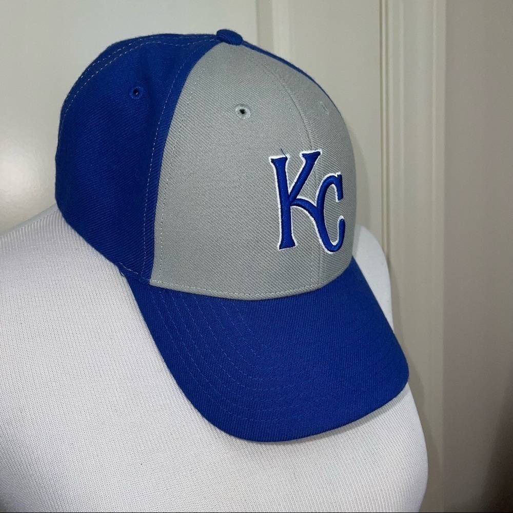 Kansas City Royals Franchise Two Tone Gray 47 Brand Adjustable Hat - Picture 8 of 10